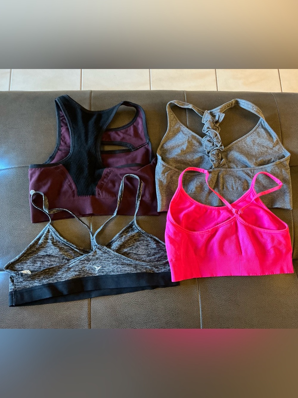 PUMA & Old Navy Active Sports Bras XL 4 Pc Bundle NWOT 🩷